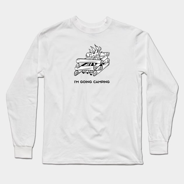 I'm going camping Long Sleeve T-Shirt by Rancap